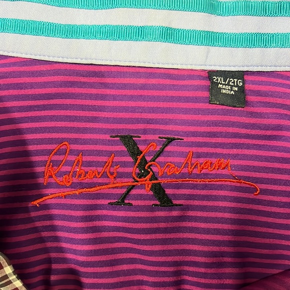 Robert Graham Long Sleeve Shirt, 2XL - Picture 3 of 3